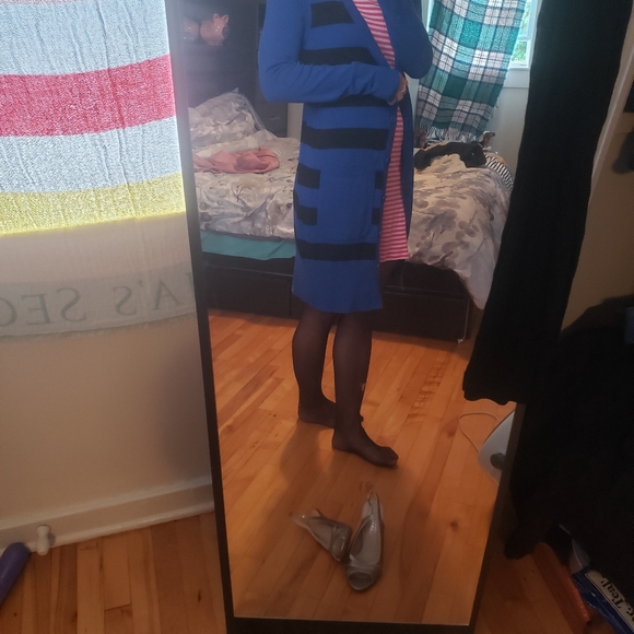 Lole Black and blue cardugan size small - Picture 2 of 5